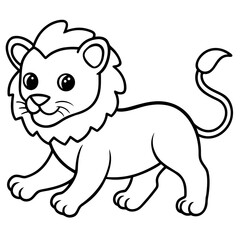 Obraz premium lion icon