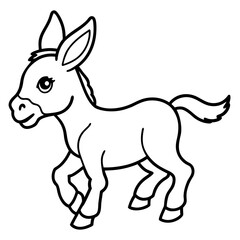 Fototapeta premium donkey icon