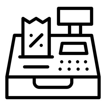 recommend clip art: cash register icon line
