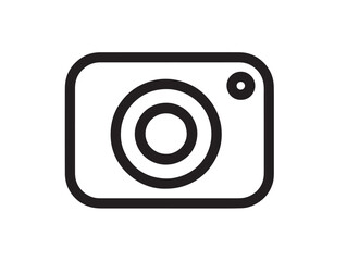 Creative Webcam Icon Illustration with Clean Linear Design