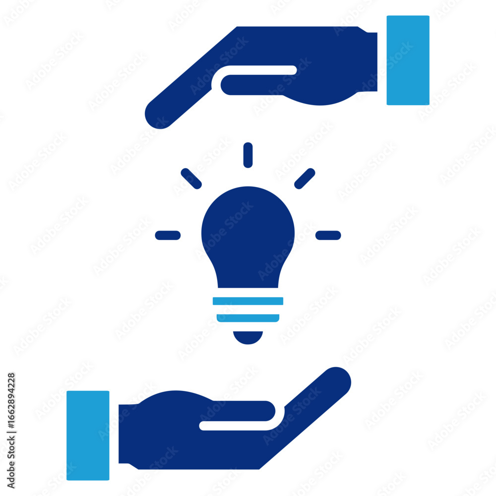 Poster co-create icon element for design
