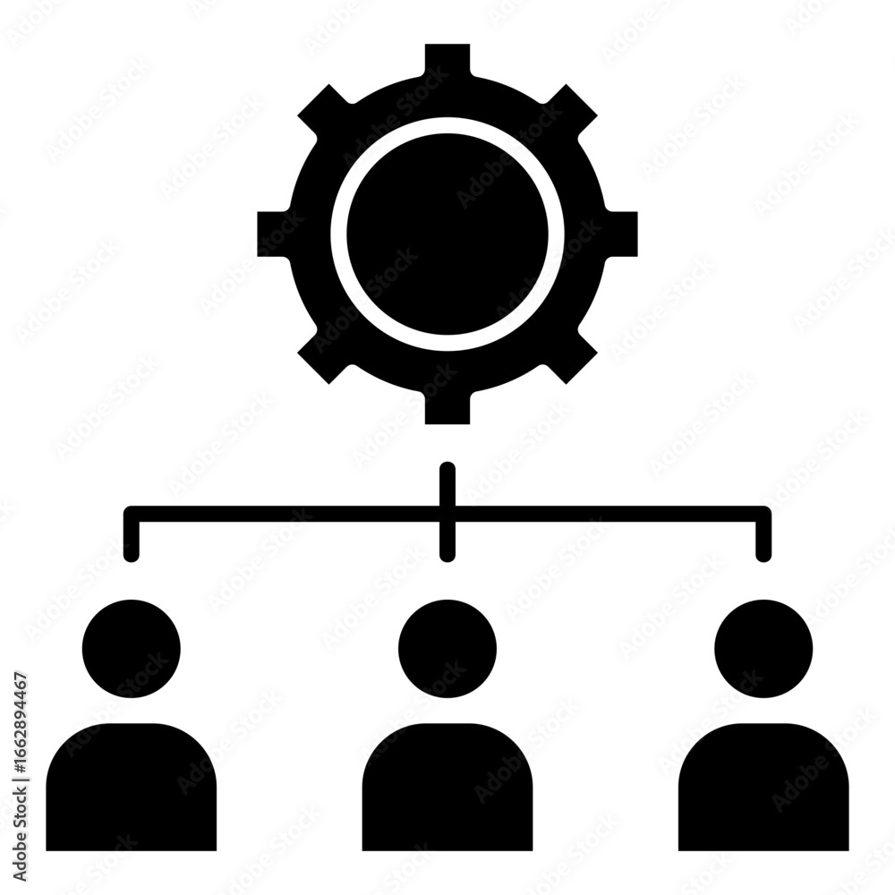 Poster taskforce icon element for design