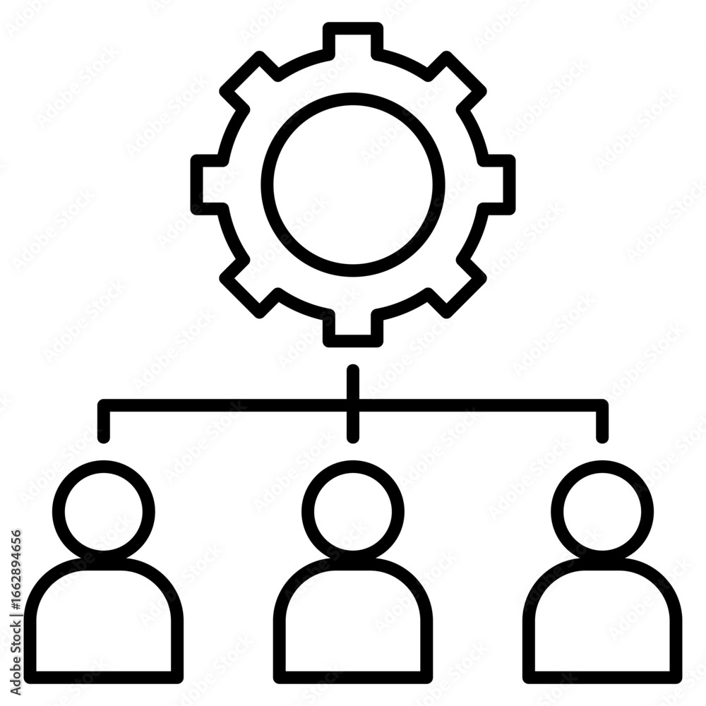 Poster taskforce icon element for design