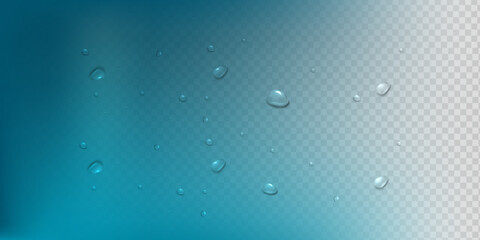 Aqua Blue Drop Transparent PNG