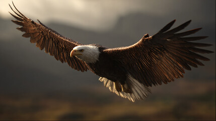 eagle flying high