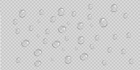 Realistic Glossy Water Drop