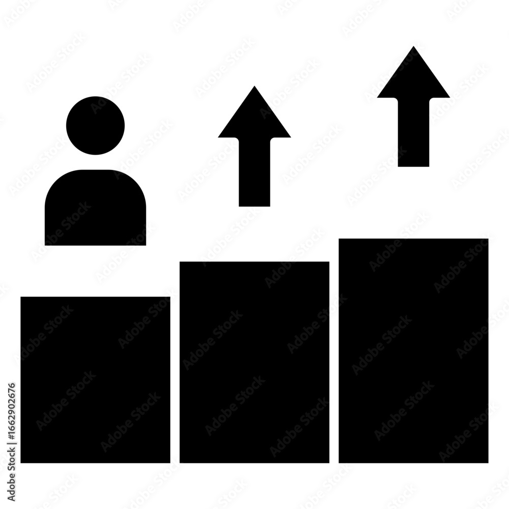 Poster next level icon element for design