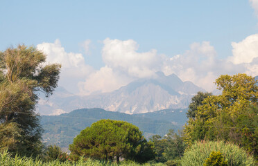 Idyllic summer mountain landscape.