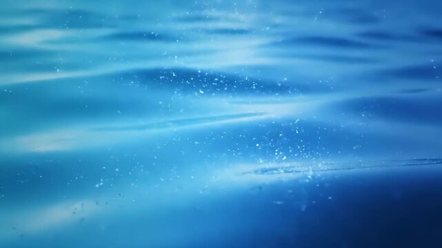 Underwater Bubbles Abstract Background Video
