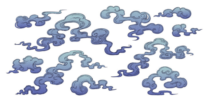 ぐにゃぐにゃ和雲セット_涼