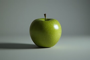 a fresh green apple