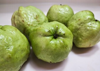 Fresh and healthy Guava fruit, a delicious diet fruit