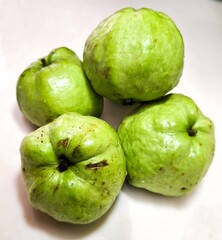Fresh and healthy Guava fruit, a delicious diet fruit
