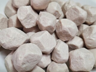 Close up pile of meatball