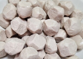Close up pile of meatball