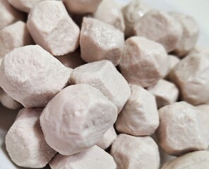 Close up pile of meatball