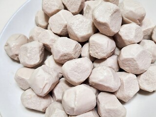 Close up pile of meatball