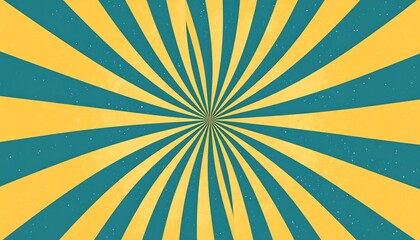 Sunburst Pattern, Retro Design, Digital Art