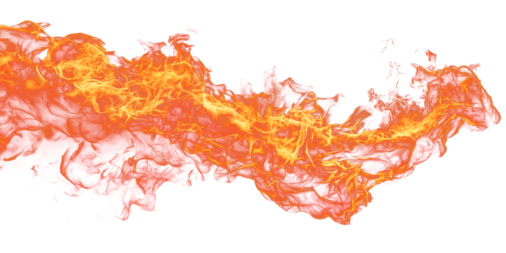 Blaze burn danger hellfire heat graphic design. Campfire flames light splash warm glow. Abstract fireball explosion - Powered by Adobe