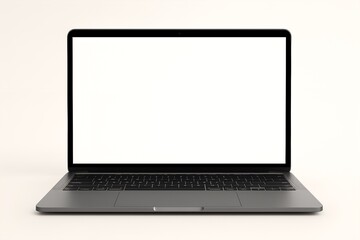 Fototapeta premium laptop isolated on white background