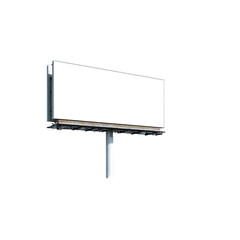 Obraz premium Blank billboard ready for advertising campaign with space for your branding, perfect for marketing, outdoor promotions, and impactful messaging.