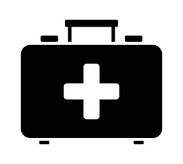 Obraz premium First Aid Kit PNG – Medical Emergency Box Icon Isolated Transparent
