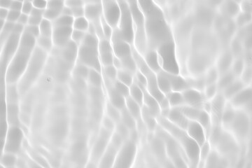 Abstract white transparent water shadow surface texture natural ripple background