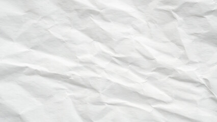 Fototapeta premium Abstract white crumpled and creased recycle paper texture background
