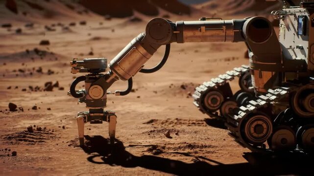 Mars Rover Robotic Arm & Surface Exploration on the Red Planet
