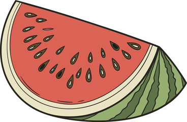 Colorful Watermelon Art Design. Fresh Watermelon Illustration. Juicy Watermelon Artwork. Red Watermelon Art Collection. Sweet Watermelon Art Set. Creative Watermelon Artwork