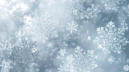 Festive sparkling snowflake design with soft light reflections, transparent background perfect for luxury seasonal branding.