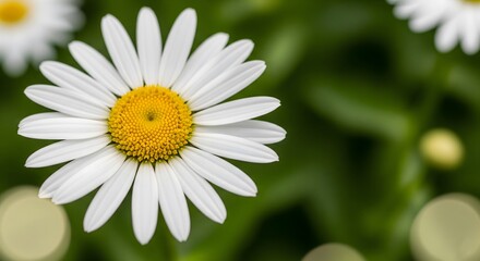 Obraz premium White Daisy Flower in Bloom