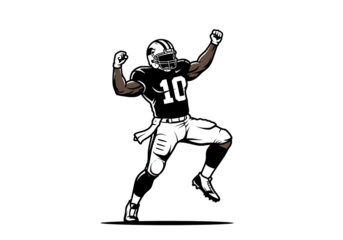 Silhouette of a Person Dancing in the Dark Dynamic Movement and Expressive Pose on transparent background