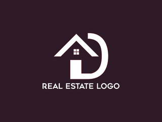Luxury Building, home, real estate, logo template with unique concept	
