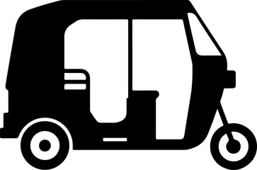CNG Car Silhouette Vector Art