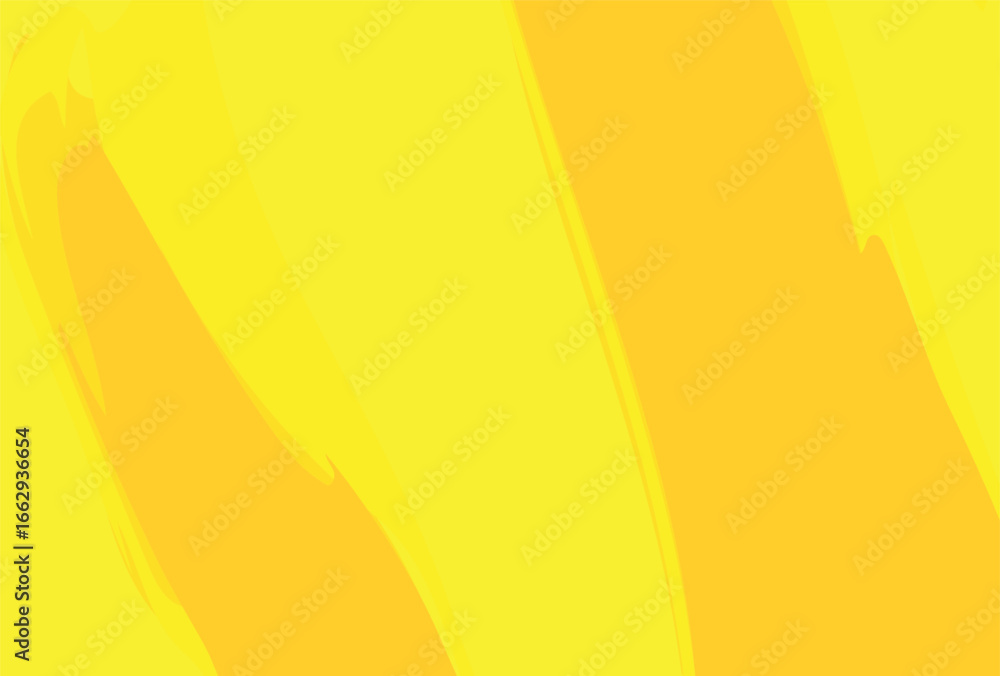 Poster bright abstract yellow background with smooth modern shapes and gradient design