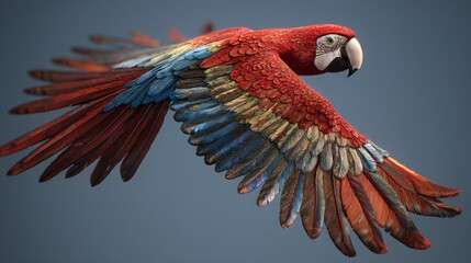 Obraz premium macaw flying