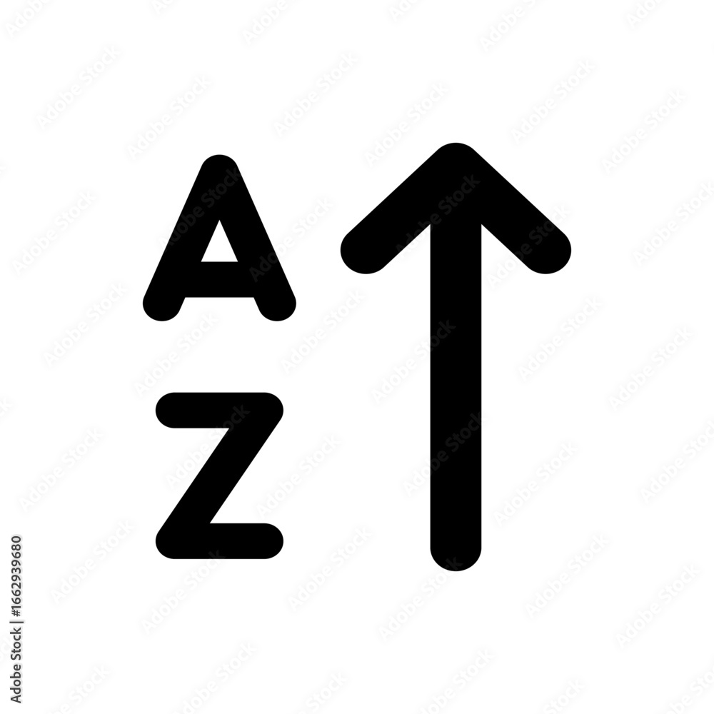 Aufkleber black upward pointing triangle above a black downward pointing triangle separated by a horizontal li