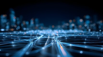 Futuristic Smart City Network with Digital Traffic Flow