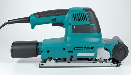 Fototapeta premium electric drill isolated on white background