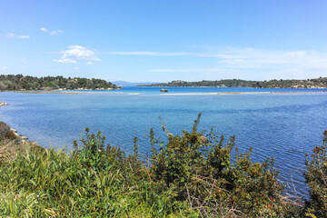 Sithonia coastline near Lagonisi Beach, Chalkidiki, Greece