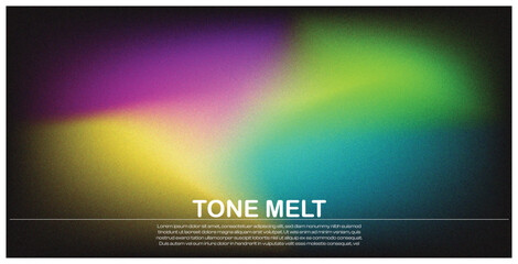 Fototapeta premium Modern Dark Abstract Gradient Background with Blurry Neon and Vivid Colors.