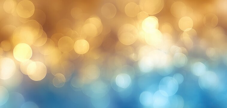 The shimmering bokeh lights creating a beautiful abstract background effect.