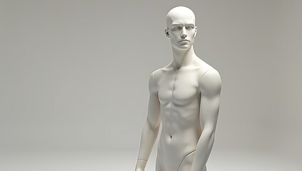 Anatomical Male Torso Mannequin with Muscular Definition for Art and Education