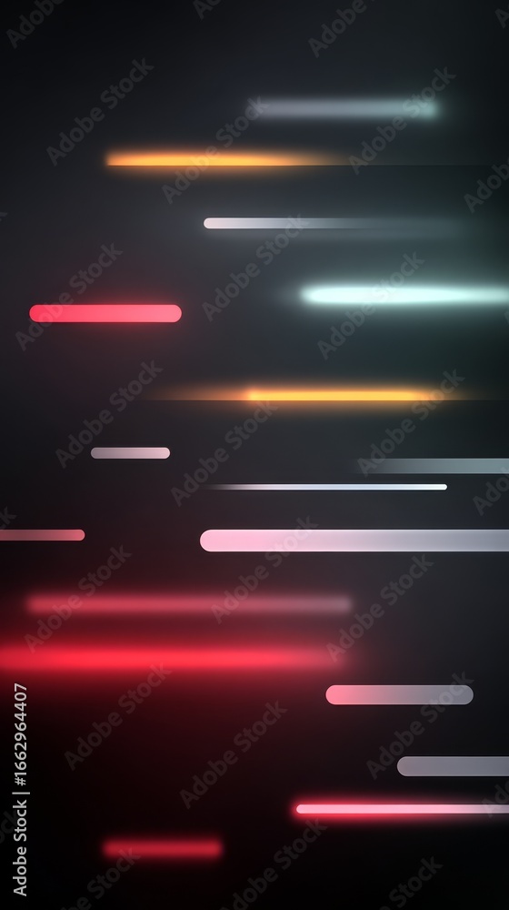 Poster abstract digital art creation featuring a deep black background illuminated by vibrant glowing red a