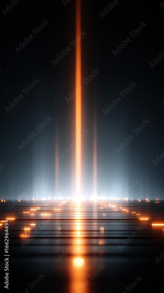 Poster dynamic abstract background created with long exposure photography capturing the beautiful motion of