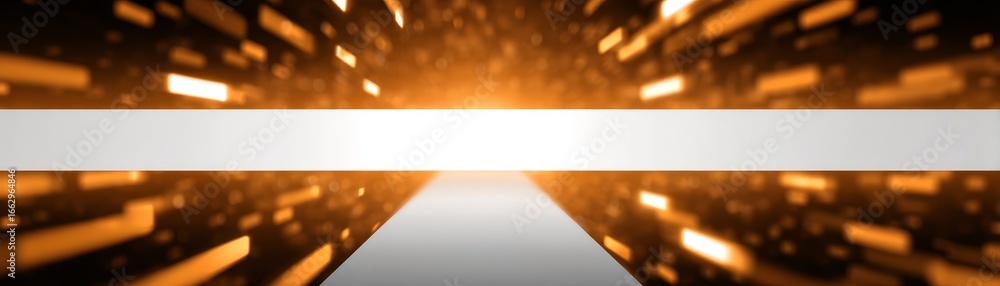 Poster a solitary glowing bulb illuminates a vast empty chamber a minimalist 3d rendering of architectural 