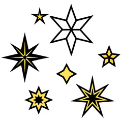 Stars set multiple styles