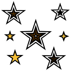 Stars set multiple styles