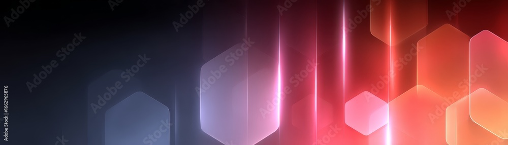 Poster vibrant abstract background with a dynamic blend of fiery red and warm orange hues creating a fluid 